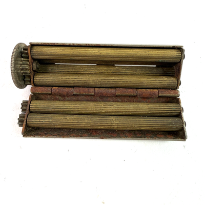 antique cigarette rolling machine for sale Vintage 20s Concinnum Cigarette Rolling Machine Made In England Brass  Rollers