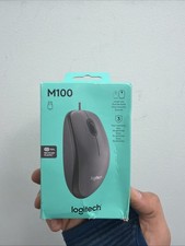 Logitech M100 Mouse - Corded USB Mouse