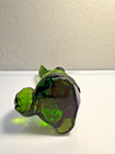 Vintage Viking Avocado Green Thumper Bunny Rabbit Blown Glass Figurine — photo 5