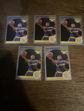 1990-91 Hoops #113 Tim Hardaway Rookie Golden State Warriors Lot Of 5 Cards