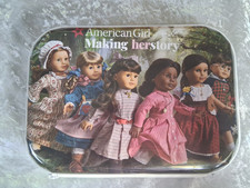 American Girl Pencil Storage Hard Shell Zipper Case Custom Made Historical Dolls