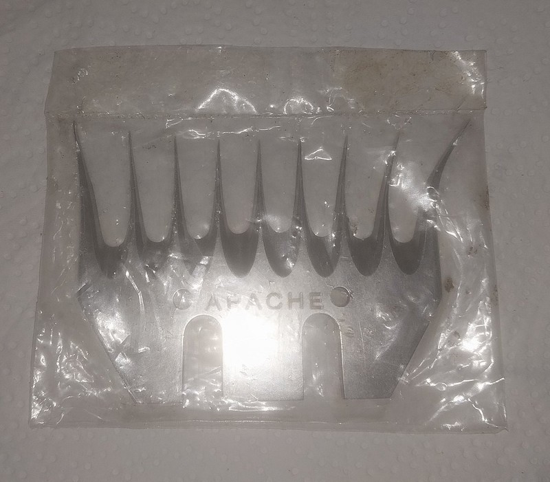 Apache Sheep Shears Straight 9T Tooth Comb/Blade - Premier 1, Heiniger