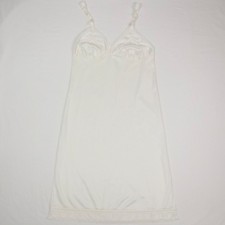 VTG Philmaid Ivory Full Slip Dress Chemise Size 34 Lace Bridal Cottagecore