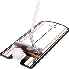 Golf Putting Mirror, Putting Mirror Training Aid for Golf with Putter Line,Go...