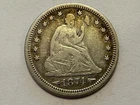 1874S Seated Liberty Quarter (A20)