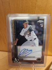 JT Ginn #RA-JTG 2025 Topps Chrome RC Auto Athletics