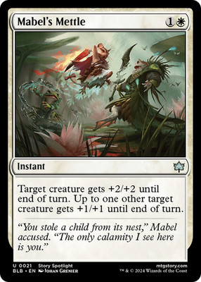 Mabel's Mettle #21 (LP) Bloomburrow BLB Magic MTG