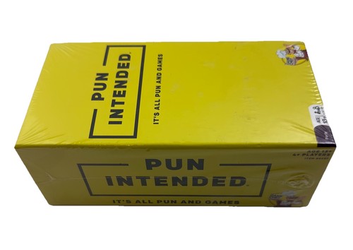 PUN INTENDED: It's All Pun & Games Comedy Party Card Game (New) Free Shipping - Picture 2 of 4