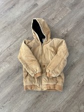 Vintage Carhartt Tan Jacket Kids Size XL 18/20 Workwear
