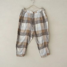 Mina Perhonen Join Check Cropped Pants Women's Size 38 Used