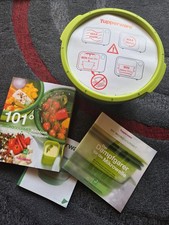 Tupperware 101 Microgourmet Dampfgarer in grün + Kochbuch