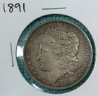 1891-P Morgan Silver Dollar Historic Coin LOOK! Philly Mint 90% Silver Coin