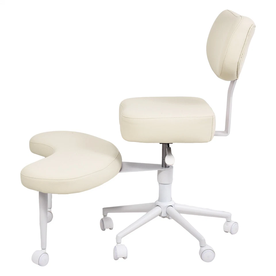 Silla de Escritorio de Oficina Ejecutiva Meditación Silla con Piernas Cruzadas Respaldo Ergonómico Foto 2 de 4