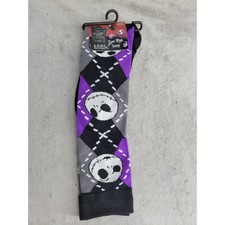 Disney Nightmare Before Christmas Knee High Socks Size 9-11 Jack Skellington