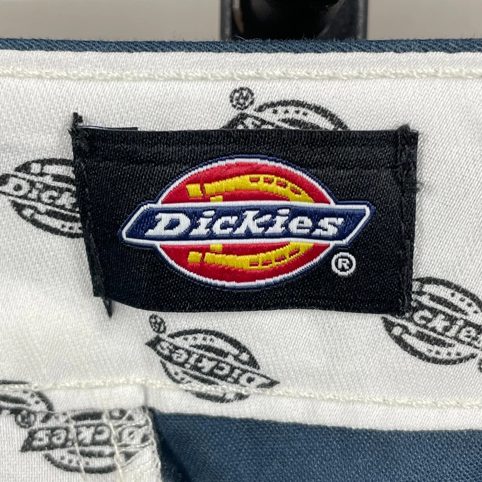 NUEVA Falda Dickies Mujer 27 Azul Caqui Corta Clásica Informal Preppy Ropa de Trabajo Foto 2 de 4