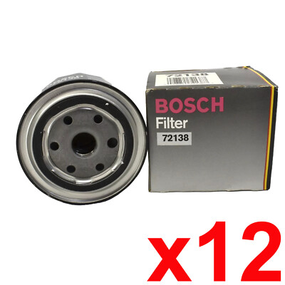 For 1984-1999 Volvo S70 V70 C70 S90 V90 940 BOSCH GENUINE Oil Filter 12PCS 72138