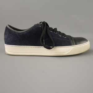 lanvin suede sneakers