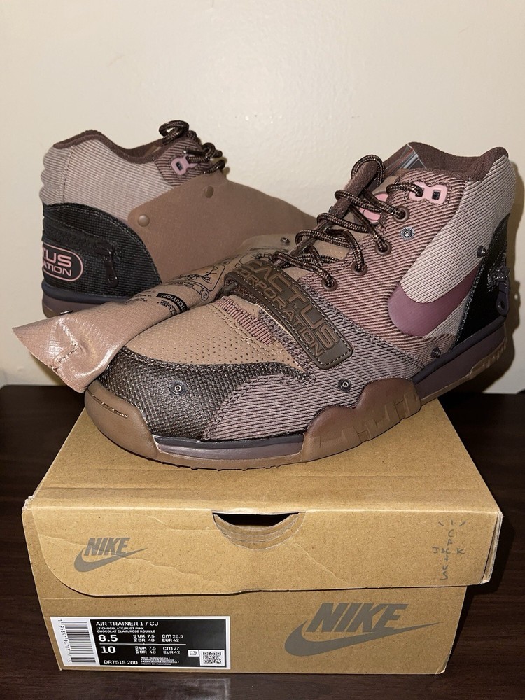 Size 8.5 - Nike Travis Scott x Air Trainer 1 SP Chocolate