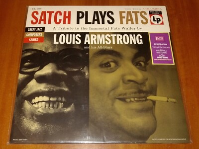 SATCH PLAYS FATS LOUIS ARMSTRONG LP *LTD* PURE PLEASURE 180g HQ VINYL EU New