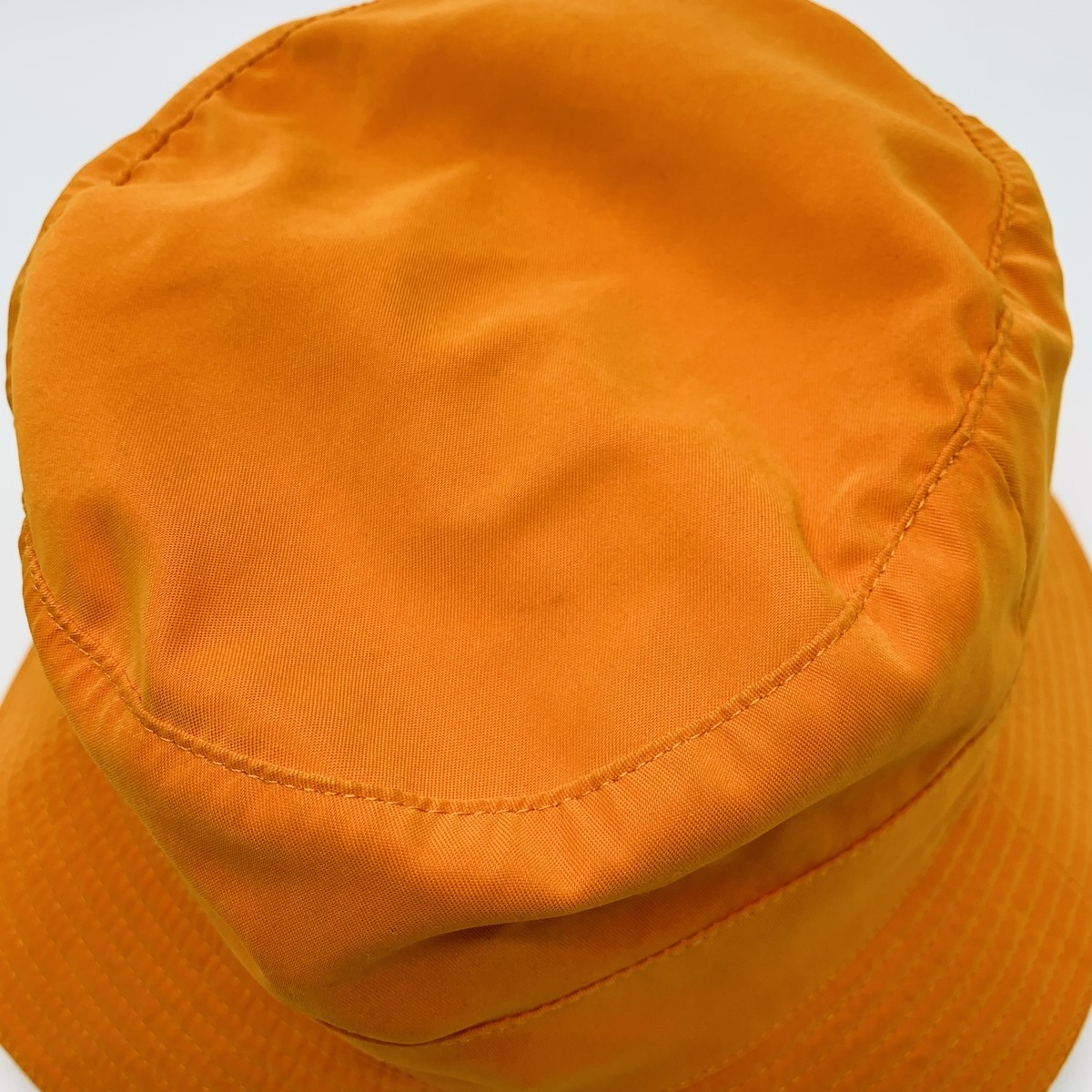 Authentic HERMES Bucket Hat Size:56 Orange Polyester Authentic HERMES Bucket Hat Size:56 Orange Polyester