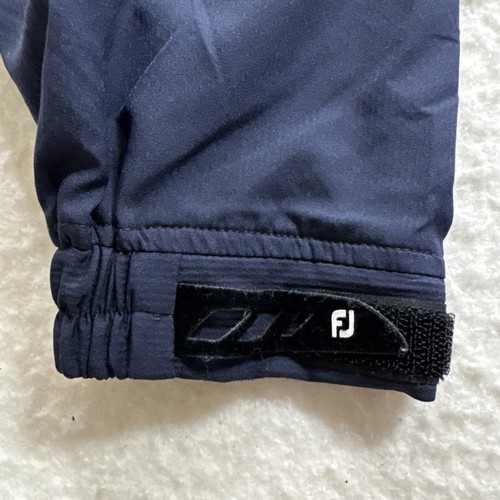 FootJoy Golf Performance 1/4 Zip Pullover Jacket Men Sz XL Baby Blue Rain Gear - Picture 18 of 20