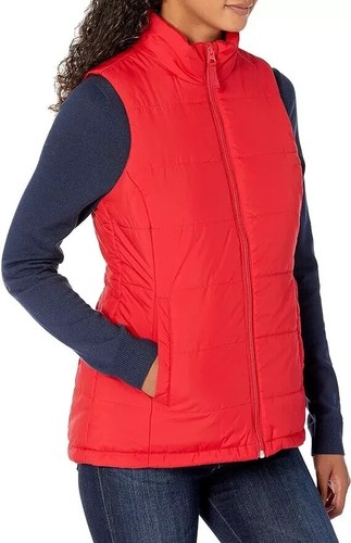 Amazon Essentials Women's Mid-Weight Puffer Gilet SIZE M - Picture 3 of 6