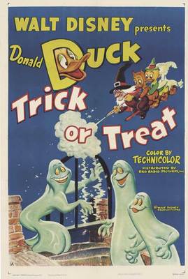 TRICK OR TREAT Movie POSTER 27x40 June Foray Clarence Nash