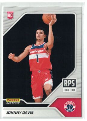 2022-23 Panini Instant RPS First Look Johnny Davis RC PR=1205 Wizards #9