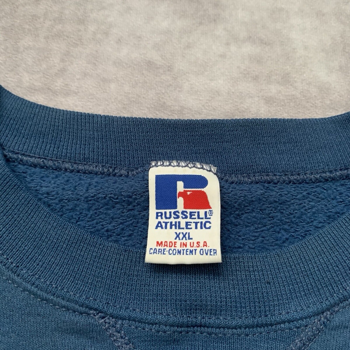 Vintage 90s Russell Athletic Blank Sweatshirt Size XXL Made