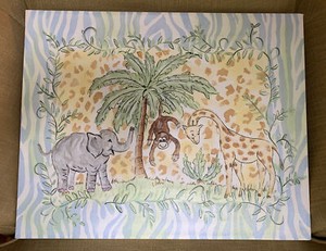 Jungle Animal Giclee Artwork for Infant, Toddler, Children