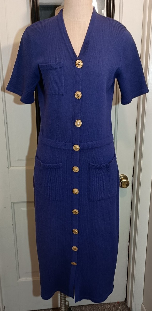 royal blue sweater dress High Appeal Textured V-Neck Midi Sleeve Length Girls Long Sleeve Tutu Sweater