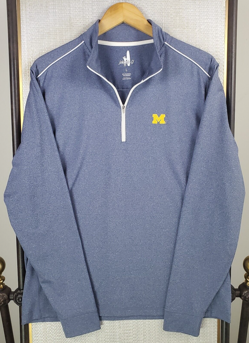 Johnny's - mi  JOHNNIE O x MICHIGAN Size Large Mens 1/4 Zip Pullover