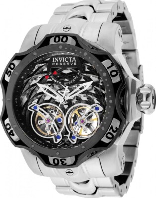Invicta Reserve Venom Automatic Silver Dial Men's Watch Nice!