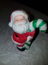 Christmas Ornament Santa with Candy Cane