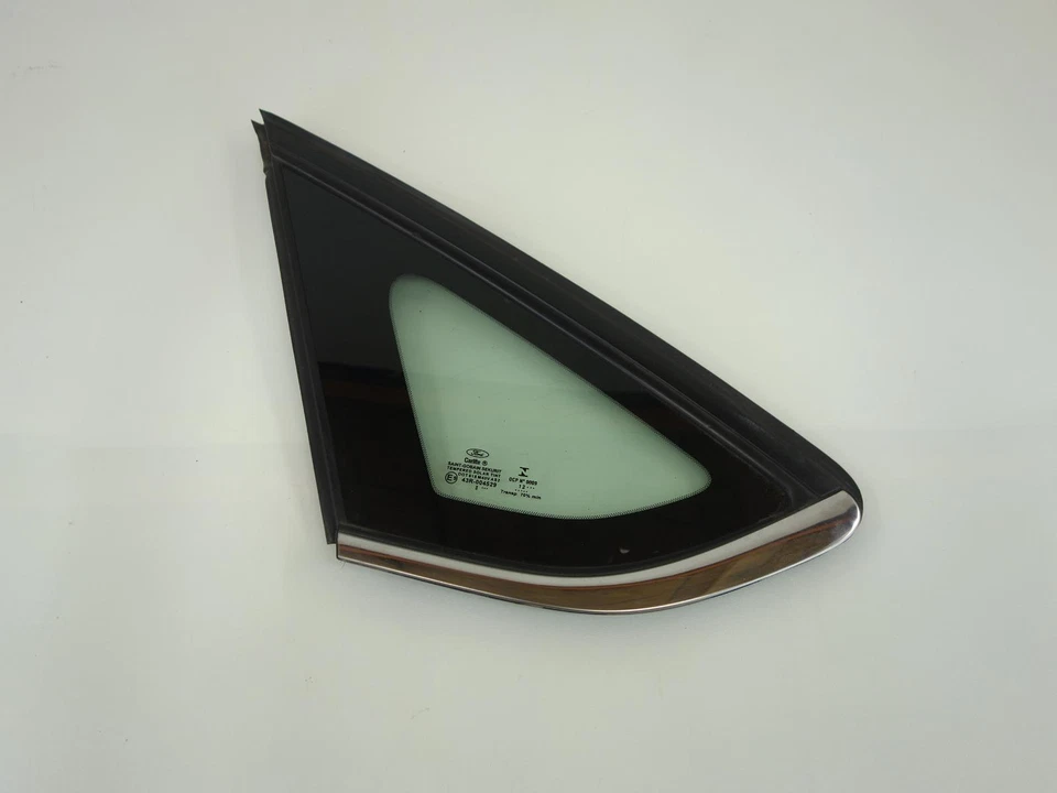 13 Ford Fusion 1,6 L tracción delantera izquierda cuarto ventana vidrio cromo moldura DS73F29701A Foto 2 de 4