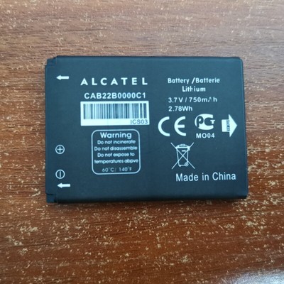 Аккумулятор alcatel cab0400000c1