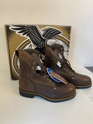 Georgia boot comfort core Work Boots G8863 New in box brown leather 8.5 w. Georgia Boot Logger 8 main image 4