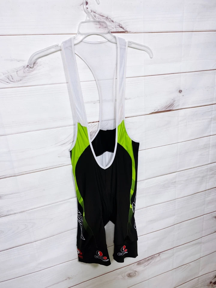 Culotte con tirantes acolchado de ciclismo Capo para hombre talla M cuerpo blanco y negro hecho en Italia Foto 2 de 4