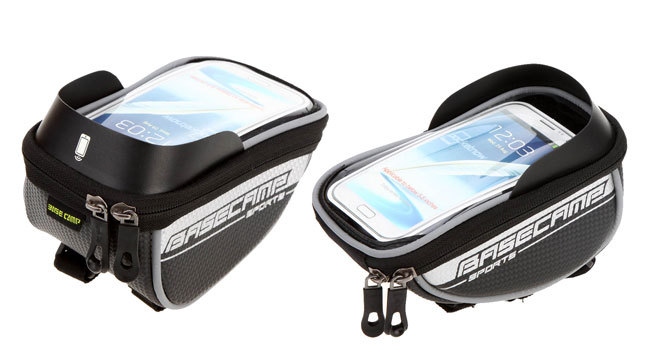 Base Camp BBEC5 – Béquille De Vélo Universelle Avec Sacoche étanche Pour Smartphone