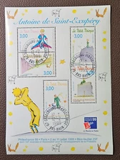 UP - FRANCE - SCOTT# 2668f (2668a - 2668e) - SOUVENIR SHEET - USED - CAT $8.00