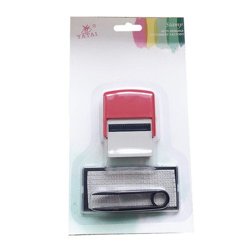 Rubber Stamp Kit DIY Custom Personalized Self Inking Business Address Name F3-mx - Picture 12 of 15