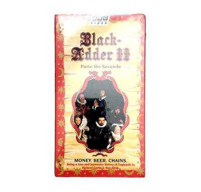 1989 BBC Video | Black Adder II (Parte the Seconde) Sealed VHS