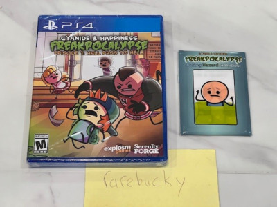 Cyanide & Happiness Freakpocalypse (PS4) NEW SEALED W/CARDS, MINT, RARE LRG!