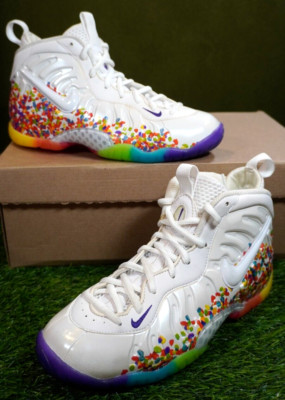 Nike Air Foamposite 1 'White Fruity Pebbles (GS)' (Size 5Y/6.5W) Deadstock/RARE