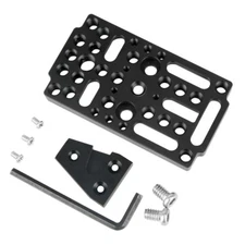 NICEYRIG Switching Cheese Easy Plate 1/4" 3/8" Thread w/ V-Lock Mount for Camera