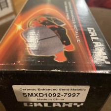 CERAMIC DISC BRAKE PADS GALAXY SMXD1092 (RED) SEE PHOTOS