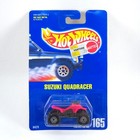 VTG 1992 Hot Wheels SUZUKI QUAD RACER Blue Card Collector No 165 MOC Pink CT