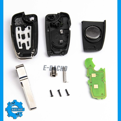 FUNK SCHLÜSSEL FERNBEDIENUNG ID48 434MHZ 8P0837220D FÜR AUDI A3 TT + FRÄSEN - Bild 7 von 9