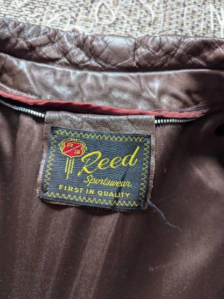 TRINCHERA de colección cuero chaqueta con cinturón 40 marrón NORFOLK cuero de vaca SHERLOCK Foto 4 de 4