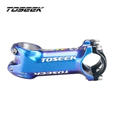Aluminum Alloy Bicycle Stem Racing Road Mountain Bike Handlebar Stem Blue 6°/17°